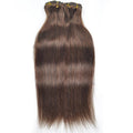 Dark Brown Straight Hair Clip In Hair Extensions 7 Pieces/Se - The Best Human Hair Weave and Human Hair Wigs