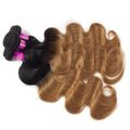 Ombre Color Hair 1B/27 Brazilian Body Wave 3 Bundles - The Best Human Hair Weave and Human Hair Wigs