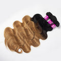 Ombre Color Hair 1B/27 Brazilian Body Wave 3 Bundles - The Best Human Hair Weave and Human Hair Wigs