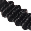 3 Bundles Deep Wave Hair With 1 Free Lace Closure - The Best Human Hair Weave and Human Hair Wigs