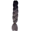 FALEMEI Three Tone Color Crochet Hair Extensions Kanekalon Hair Synthetic Crochet Braids Ombre Jumbo Braiding Hair Extensions