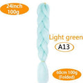 FALEMEI Three Tone Color Crochet Hair Extensions Kanekalon Hair Synthetic Crochet Braids Ombre Jumbo Braiding Hair Extensions