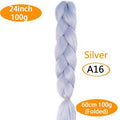 FALEMEI Three Tone Color Crochet Hair Extensions Kanekalon Hair Synthetic Crochet Braids Ombre Jumbo Braiding Hair Extensions