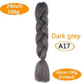FALEMEI Three Tone Color Crochet Hair Extensions Kanekalon Hair Synthetic Crochet Braids Ombre Jumbo Braiding Hair Extensions
