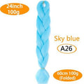 FALEMEI Three Tone Color Crochet Hair Extensions Kanekalon Hair Synthetic Crochet Braids Ombre Jumbo Braiding Hair Extensions