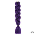 Bulk Hair Ombre expression Braiding Hair Synthetic Extensions Crochet Box Braids Color Hair Jumbo Braids