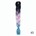 Bulk Hair Ombre expression Braiding Hair Synthetic Extensions Crochet Box Braids Color Hair Jumbo Braids