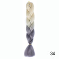 Bulk Hair Ombre expression Braiding Hair Synthetic Extensions Crochet Box Braids Color Hair Jumbo Braids