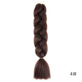 YXCHERISHAIR 24" Synthetic Braiding Hair Extensions Ombre Crochet Braids Yellow Hair Jumbo Braid Box Braids
