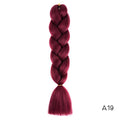 YXCHERISHAIR 24" Synthetic Braiding Hair Extensions Ombre Crochet Braids Yellow Hair Jumbo Braid Box Braids