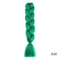 YXCHERISHAIR 24" Synthetic Braiding Hair Extensions Ombre Crochet Braids Yellow Hair Jumbo Braid Box Braids