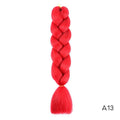 YXCHERISHAIR 24" Synthetic Braiding Hair Extensions Ombre Crochet Braids Yellow Hair Jumbo Braid Box Braids