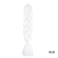 YXCHERISHAIR 24" Synthetic Braiding Hair Extensions Ombre Crochet Braids Yellow Hair Jumbo Braid Box Braids
