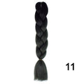 YXCHERISHAIR 24" Synthetic Braiding Hair Extensions Ombre Crochet Braids Yellow Hair Jumbo Braid Box Braids
