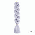 YXCHERISHAIR 24" Synthetic Braiding Hair Extensions Ombre Crochet Braids Yellow Hair Jumbo Braid Box Braids