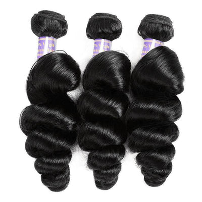 Silk Road Hair 3 Bundles Pack - Loose Wave - The Best Human Hair Weave and Human Hair Wigs