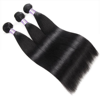 Silk Road Hair 3 Bundles Pack - Straight - The Best Human Hair Weave and Human Hair Wigs