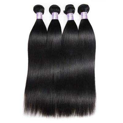 Silk Road Hair 4 Bundles Pack - Straight - The Best Human Hair Weave and Human Hair Wigs