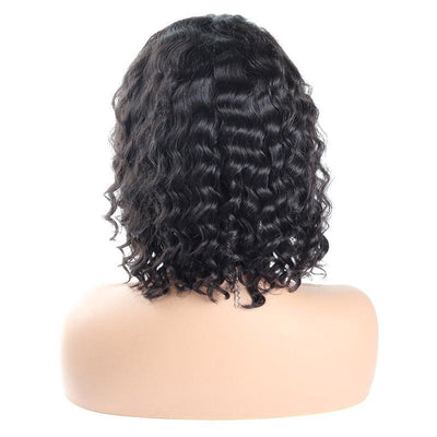 13*4 Deep Wave Short Bob Wig Lace Front Human Hair Wigs - The Best Human Hair Weave and Human Hair Wigs
