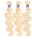 Human Hair 100% Brazilian Honey blonde 613 Body Wave 3 Bundles Hair Extensions - The Best Human Hair Weave and Human Hair Wigs