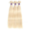 Human Hair 100% Brazilian Honey Blonde 613 Straight 3 Bundles Hair Extensions - The Best Human Hair Weave and Human Hair Wigs