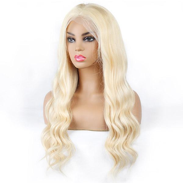 613 Blonde Color Body Wave Wig 13*4 Lace Front Wig Virgin Remy Human Hair Wigs - The Best Human Hair Weave and Human Hair Wigs