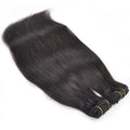Straight Hair Clip In Hair Extensions 7 Pieces/Set Natural Black Color - The Best Human Hair Weave and Human Hair Wigs