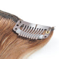 #4 Light Brown Straight Hair Clip In Human Hair Extensions 18-22 Inches 7 Pieces/Set - The Best Human Hair Weave and Human Hair Wigs