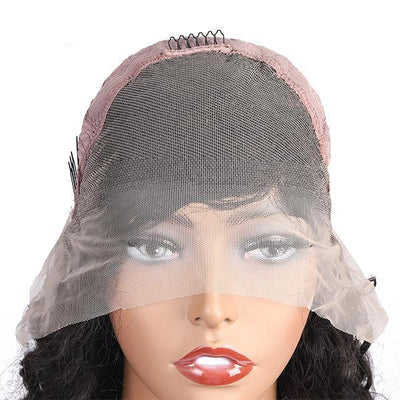 Deep Wave Hair Transparent 13*4 Lace Front Wig 10A Grade Virgin Remy Human Hair - The Best Human Hair Weave and Human Hair Wigs