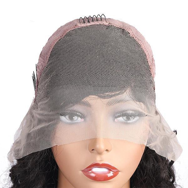 Deep Wave Hair Transparent 13*4 Lace Front Wig 10A Grade Virgin Remy Human Hair - The Best Human Hair Weave and Human Hair Wigs