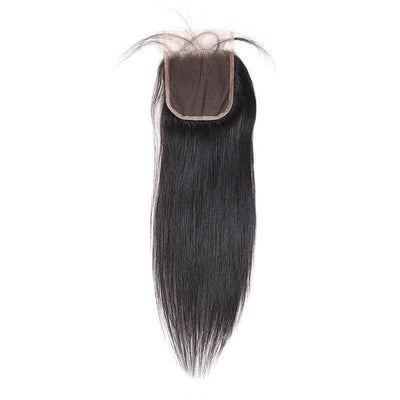 3 Bundles Straight Hair With 1 Free Lace Closure - The Best Human Hair Weave and Human Hair Wigs