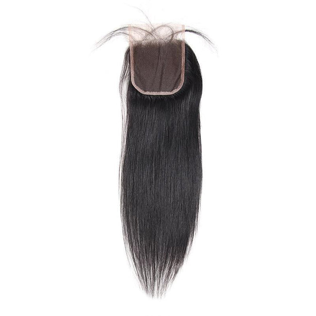 3 Bundles Straight Hair With 1 Free Lace Closure - The Best Human Hair Weave and Human Hair Wigs