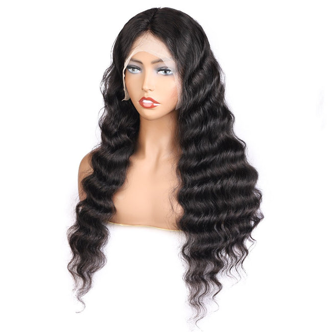 Loose Deep Wave Transparent 13*4 Lace Front Human Hair Wigs - The Best Human Hair Weave and Human Hair Wigs