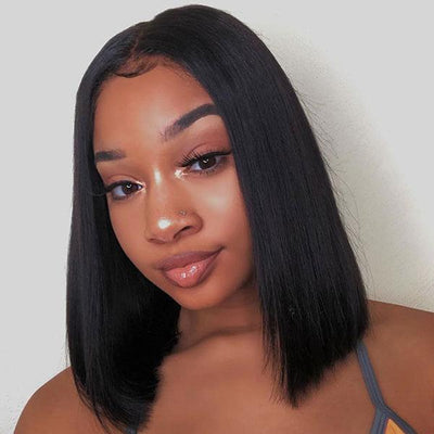 Straight Hair Wigs Short Bob Wig 100% Virgin Human Hair Wigs - The Best Human Hair Weave and Human Hair Wigs