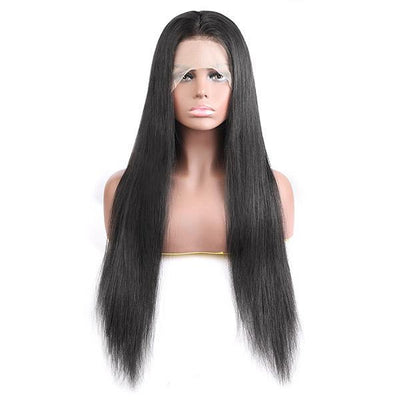 Straight Hair 13*4 Transparent Lace Front Wig 10A Grade Virgin Remy Human Hair Wigs - The Best Human Hair Weave and Human Hair Wigs
