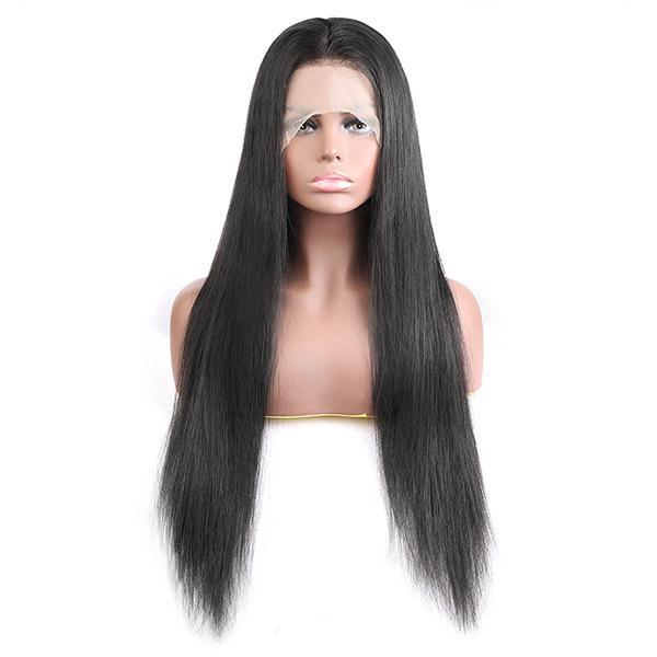 Straight Hair 13*4 Transparent Lace Front Wig 10A Grade Virgin Remy Human Hair Wigs - The Best Human Hair Weave and Human Hair Wigs