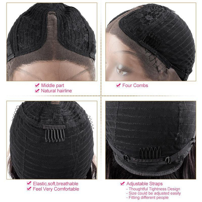 Straight Hair Wigs Short Bob Wig 100% Virgin Human Hair Wigs - The Best Human Hair Weave and Human Hair Wigs