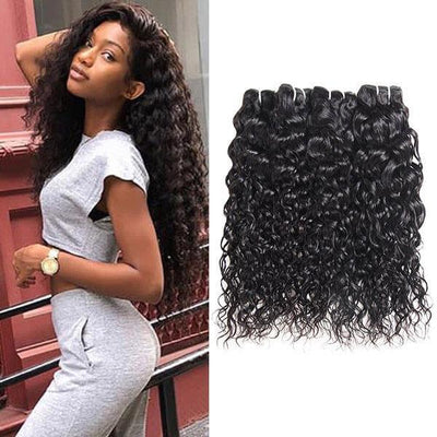 Silk Road Hair 4 Bundles Pack - Water Wave - The Best Human Hair Weave and Human Hair Wigs