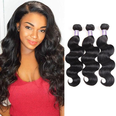 Silk Road Hair 3 Bundles Pack - Body Wave - The Best Human Hair Weave and Human Hair Wigs