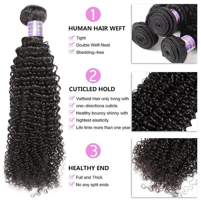 Silk Road Hair Kinky Curly Wave Virgin Human Hair - The Best Human Hair Weave and Human Hair Wigs