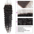 3 Bundles Deep Wave Hair With 1 Free Lace Closure - The Best Human Hair Weave and Human Hair Wigs