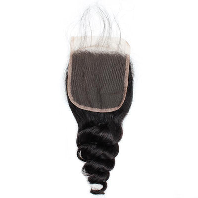 3 Bundles Loose Wave Hair With 1 Free Lace Closure - The Best Human Hair Weave and Human Hair Wigs
