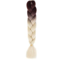 FALEMEI Three Tone Color Crochet Hair Extensions Kanekalon Hair Synthetic Crochet Braids Ombre Jumbo Braiding Hair Extensions