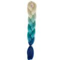 FALEMEI Three Tone Color Crochet Hair Extensions Kanekalon Hair Synthetic Crochet Braids Ombre Jumbo Braiding Hair Extensions