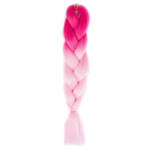 FALEMEI Three Tone Color Crochet Hair Extensions Kanekalon Hair Synthetic Crochet Braids Ombre Jumbo Braiding Hair Extensions