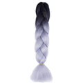 FALEMEI Three Tone Color Crochet Hair Extensions Kanekalon Hair Synthetic Crochet Braids Ombre Jumbo Braiding Hair Extensions