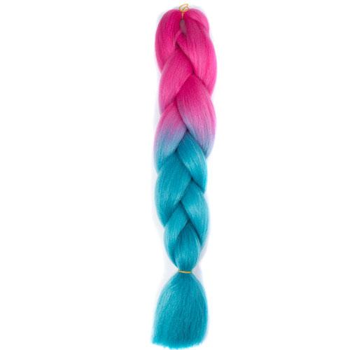 FALEMEI Three Tone Color Crochet Hair Extensions Kanekalon Hair Synthetic Crochet Braids Ombre Jumbo Braiding Hair Extensions