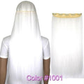 TOPREETY Heat Resistant B5 Synthetic Hair Fiber 28" 70cm 130gr Straight 5 Clips on clip in Hair Extensions 30 Colors Available