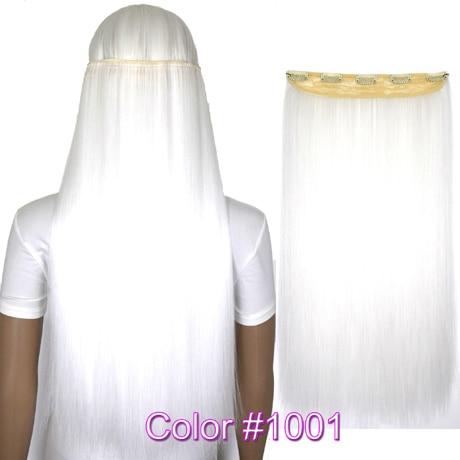 TOPREETY Heat Resistant B5 Synthetic Hair Fiber 28" 70cm 130gr Straight 5 Clips on clip in Hair Extensions 30 Colors Available