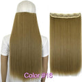 TOPREETY Heat Resistant B5 Synthetic Hair Fiber 28" 70cm 130gr Straight 5 Clips on clip in Hair Extensions 30 Colors Available